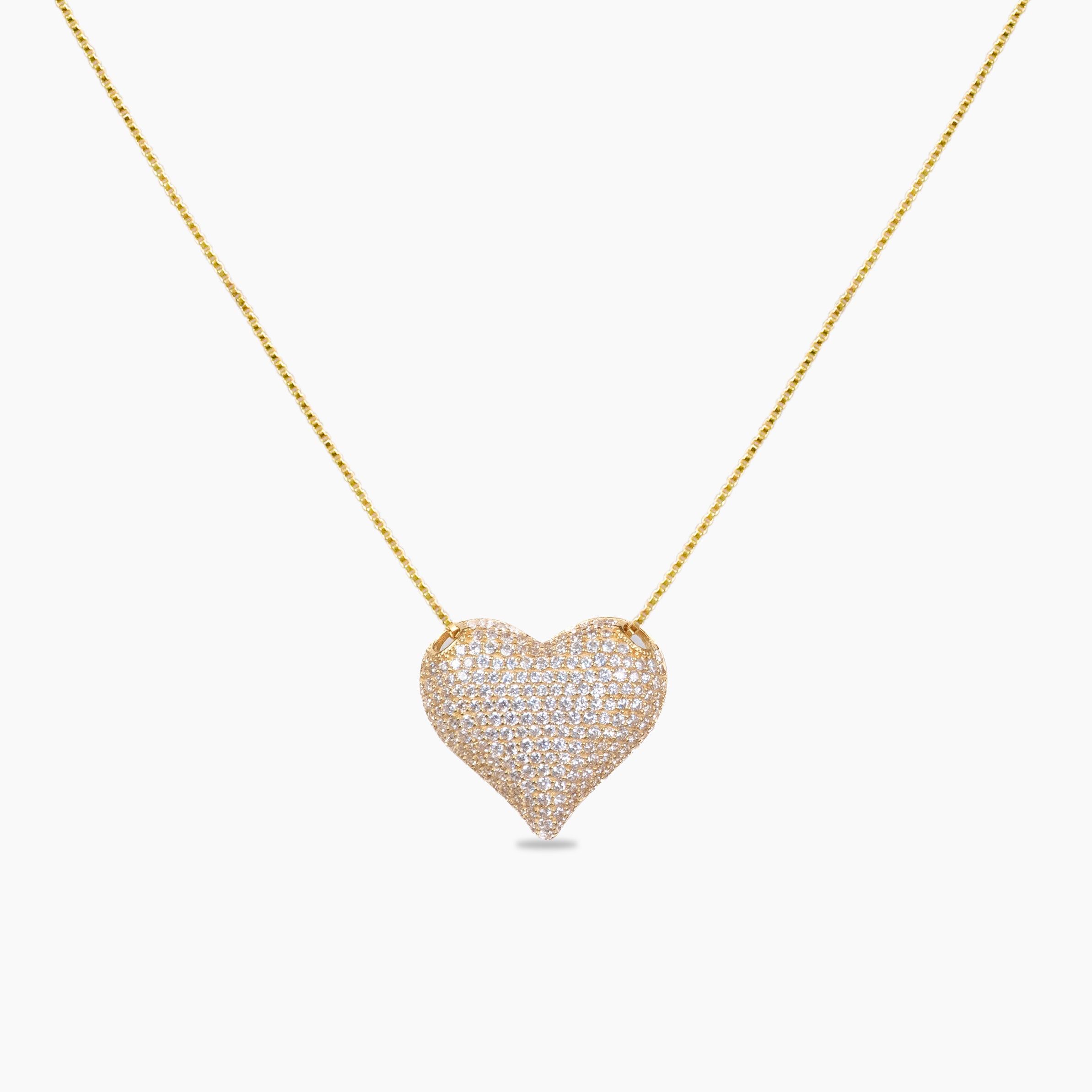 Iced Vera Heart Necklace