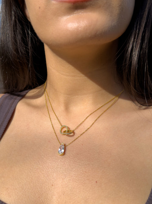Crystal Tear Necklace