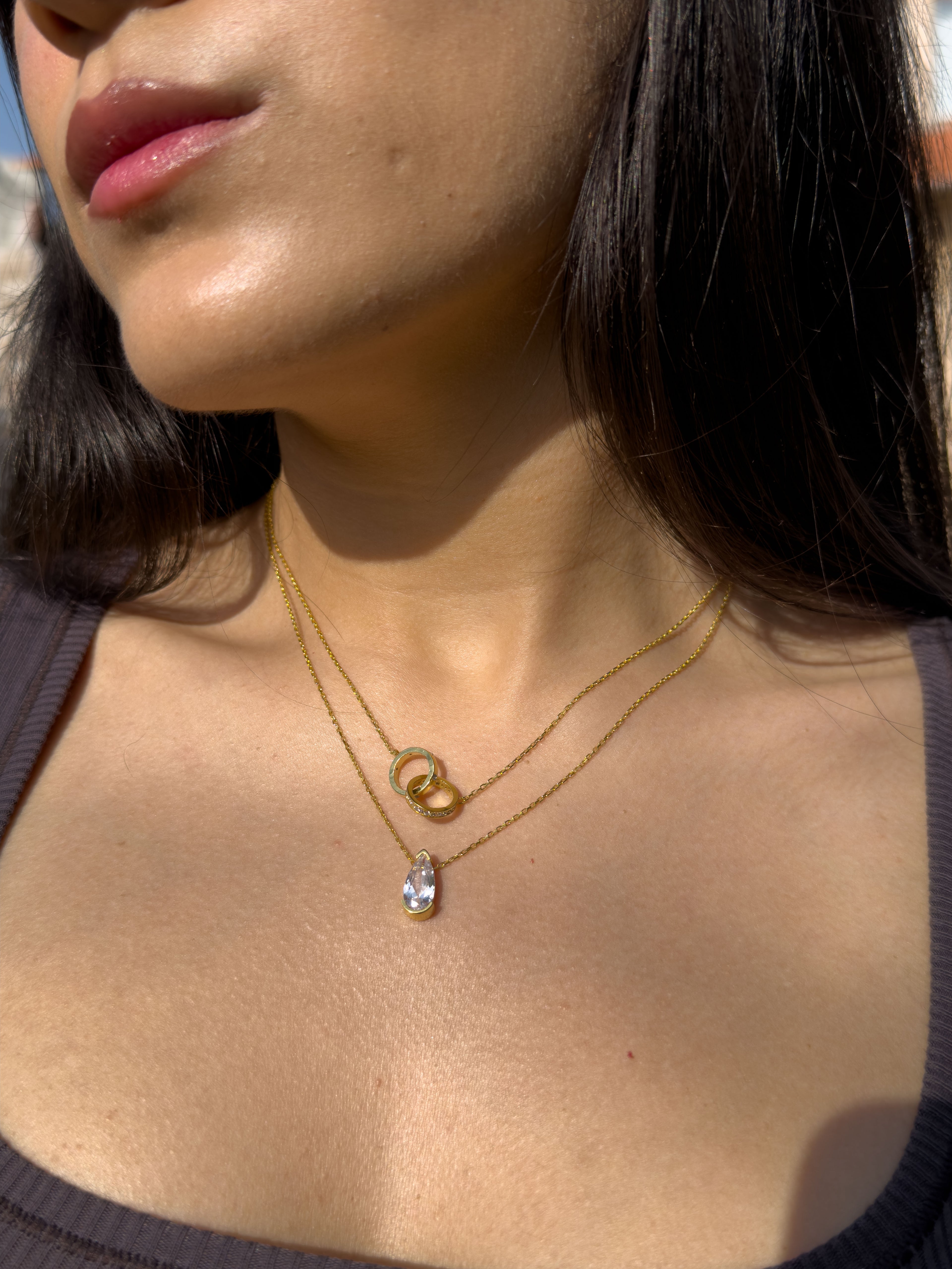 Crystal Tear Necklace