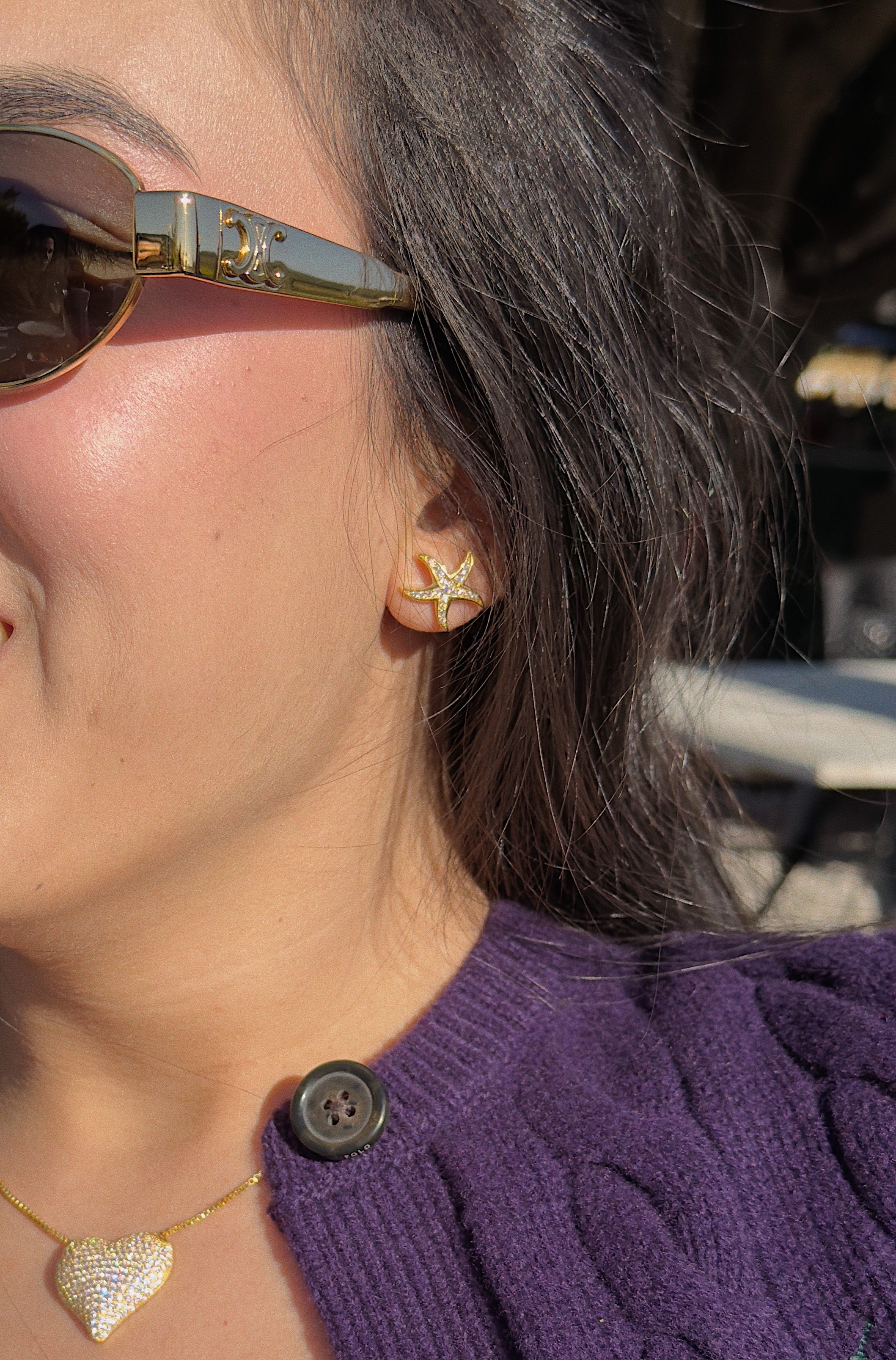 Starfish Stud Earring