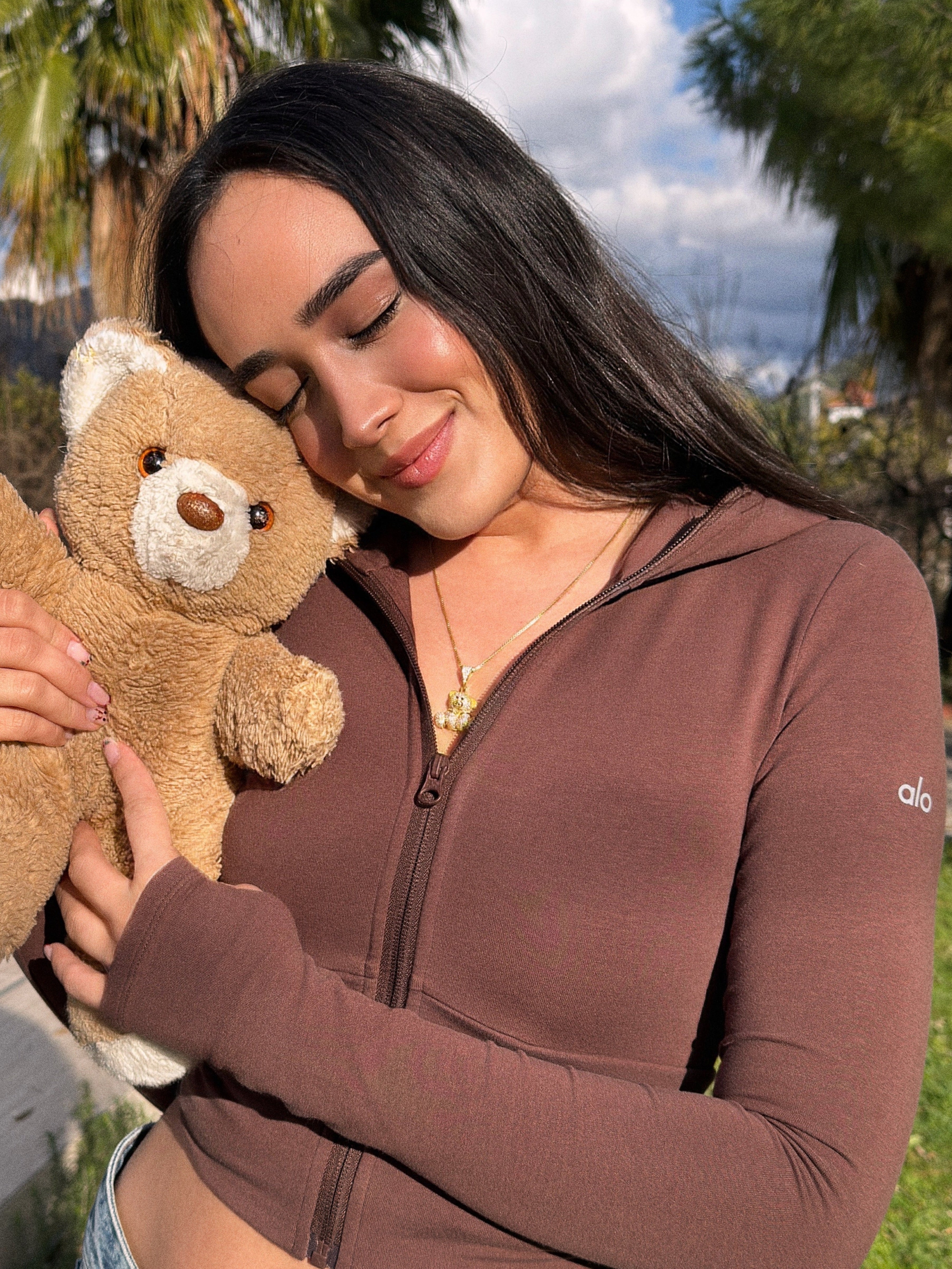 Iced Teddy Bear Necklace